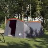 Tunnel Tent for 4 Persons Gray and Orange 318 x 275 x 140 cm