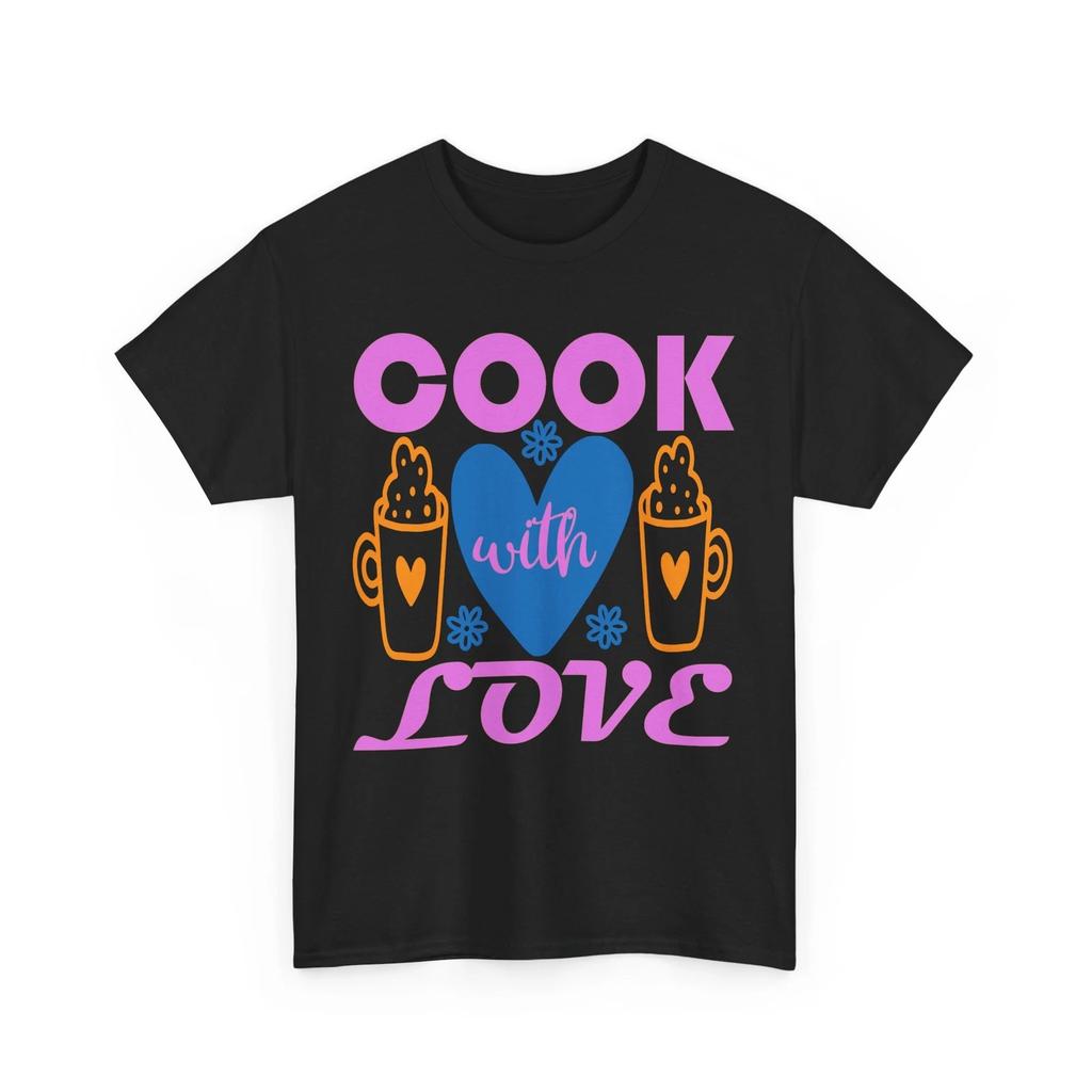 Cooking is My Happy Place T-Shirt – Funny Kitchen Lover Chef Tee