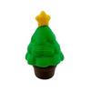 Yousheng 1/2/3/4Pcs 3D Printed Christmas Figurine Santa Snowman Star Topper Xmas Tree Gift Box Statue Holiday Party Decoration Ornament