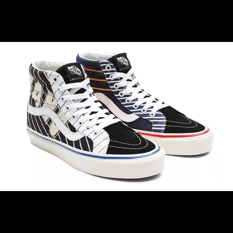 Vans SK8 Hi Black White Red VN0A38GF4GE