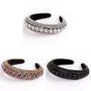 Water Drill Baroque Headband With Crystal Chain For Womens Fashion Accessories