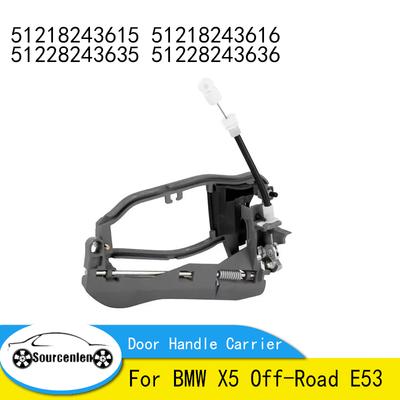 51218243615 51218243616 51228243635 51228243636 Car Door Handle Carrier Inner Outside Front Rear For BMW X5 Off-Road E53