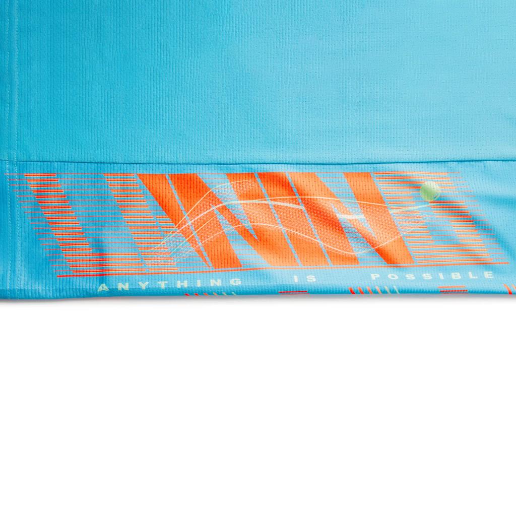 Li Ning Tischtennis Serie Sportlich Bequem Atmungsaktiv Kurzarm T-Shirt Herren Oberteile Delphinblau AAYV119-2