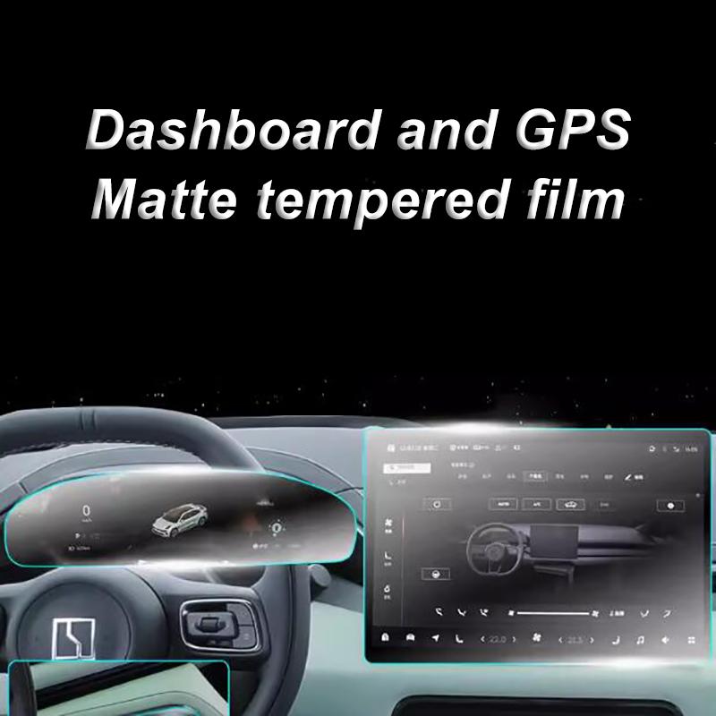 Car Touch Screen Navigation Dashboard Tempered Glass Protection Anti-Scratch Film For ZEEKR 001 2024 2025 Interior Accessories