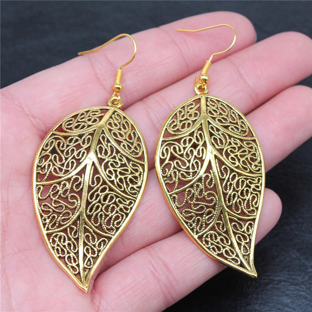 30 Styles Bohemian Earring Plant Branch Leaf Clover Dangle Earrings Drop Women Statement Jewelry Bijou Gifts For Women