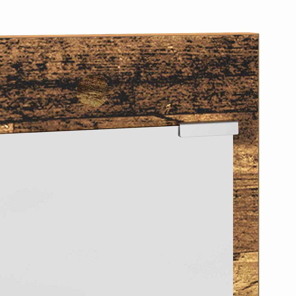 Wall Mounted Nightstand Reclaimed Wood Look 90 x 10 x 50 cm Engineered Wood