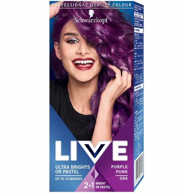 Schwarzkopf Live Ultra Brights Semi-Permanente Haarfarbe Nein. 094 Lila