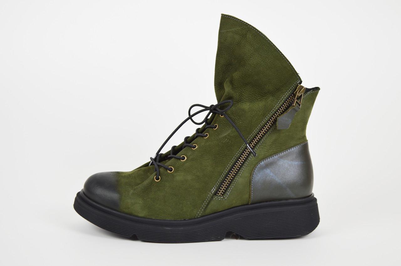 

Черевики з косою блискавкою DD 1905 36 Хакі нубук 36 хакі