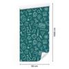 Wallpaper School Supplies Turquoise, Turquoise Center 50x1000