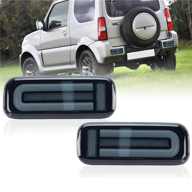 LED Tail Light Set- 1 Pair Smoked For JIMNY 2007-2017 Turn Signal Brake Reverse Driving Lamp