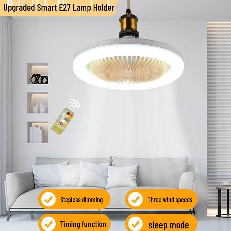 Kompakte LED Deckenventilator-Glühbirne mit E27-Sockel für Schlafzimmer und Restaurant