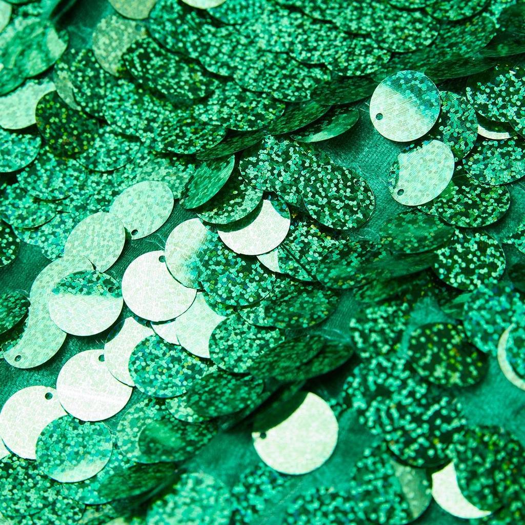 Męska Wysokiej Klasy Zielona Okrągła Marynarka z Cekinami