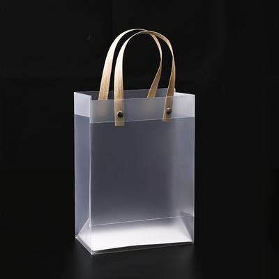 6Pcs Tote Bags Set Multi-purpose Frosted High-quality Gift Bags Waterproof Transparent PVC Handbag Candy Bag