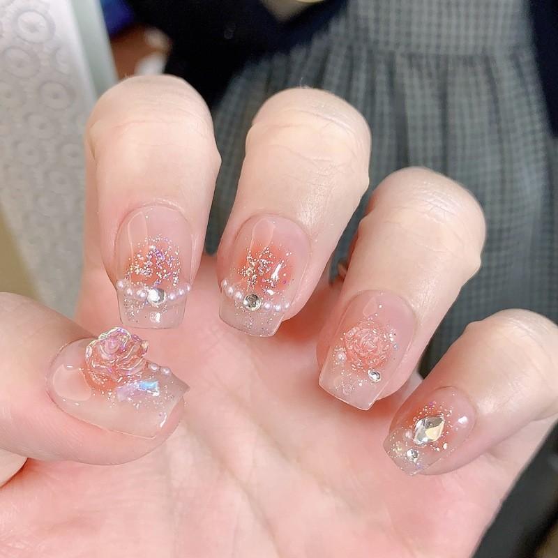 

Handmade Nail Wear Fashion Casual Simple Exquisite Classic Nail Style Patch XS