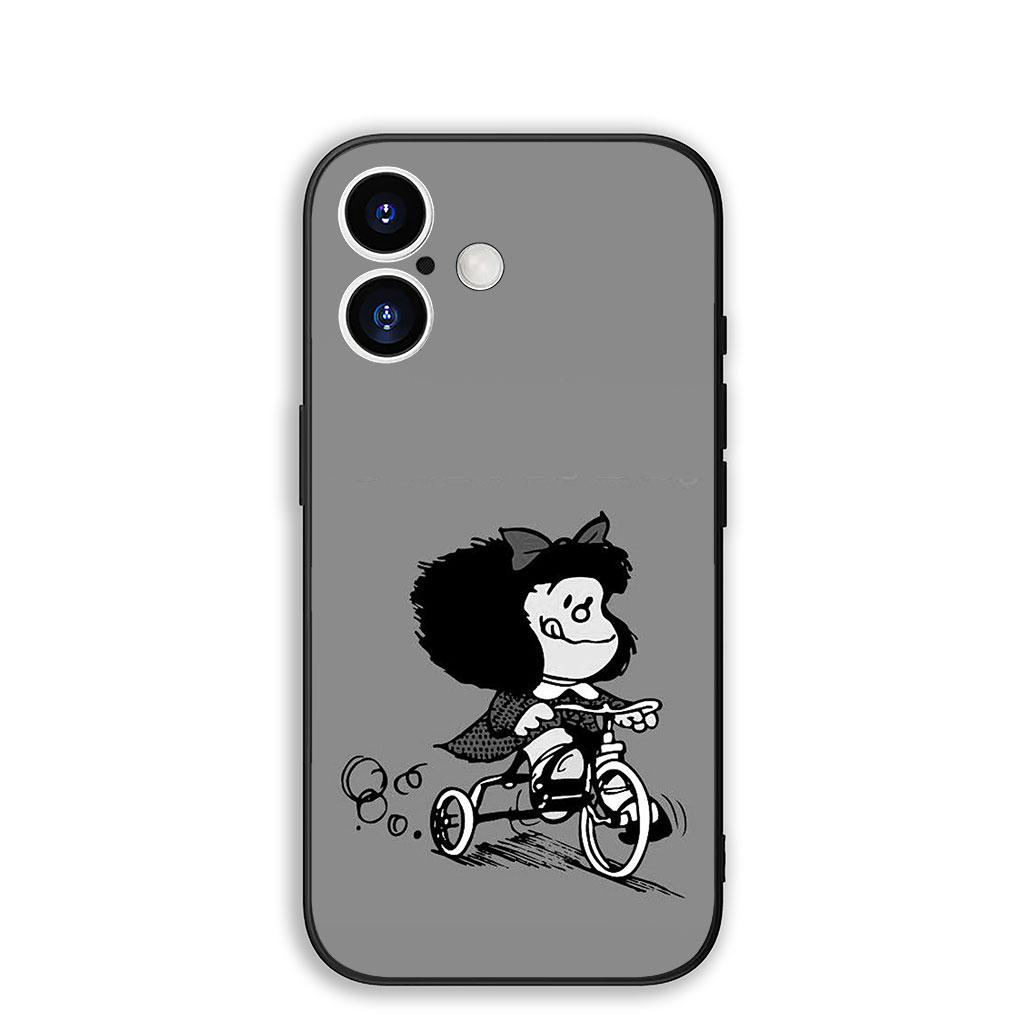 

Cover for Motorola Moto G82 G20 G22 G23 G32 G8 G7 G9 Power Plus G41 G30 G71 E22 E13 E20 E32 Phone Case Poster M-Mafaldas Cartoon Motorola Moto E22i