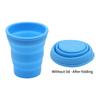Hot Sale Portable Silicone Retractable Folding Cup With Lid Outdoor Telescopic Collapsible Drinking Cup Travel Camping Water Cup