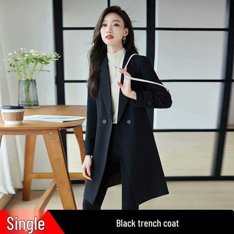 

Женский красный тренч средней длины - Высококлассная профессиональная одежда для осени/зимы 2025 M - up to 50kg