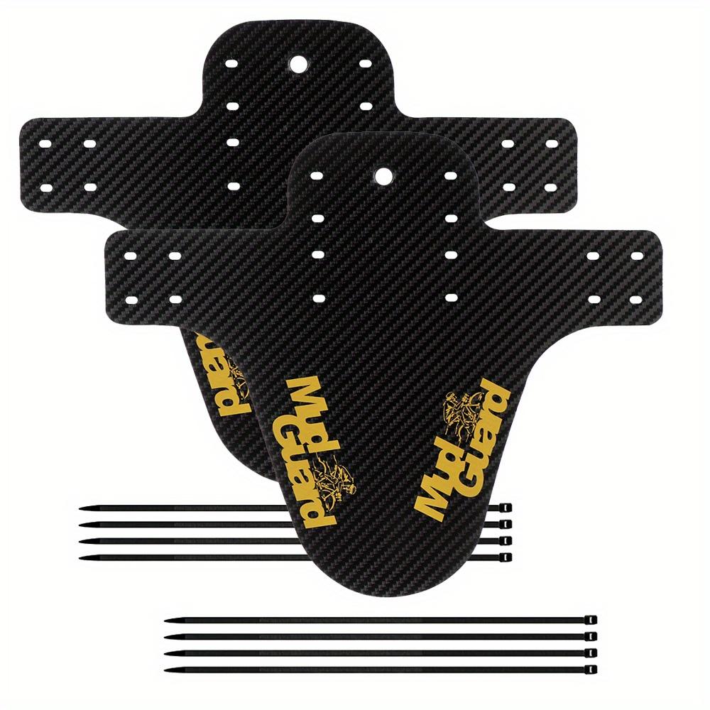 

2 шт. Велосипедные крылья, велосипедные крылья с рисунком под карбоновое волокно, подходят для переднего и заднего колес, сверхлегкие крылья для горного велосипеда.