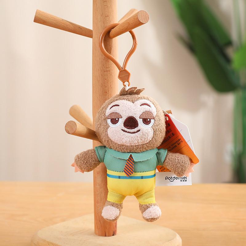 Animal Zootopia Sweet Plush Keychains Featuring Judy And Nick Perfect For Occasion Any