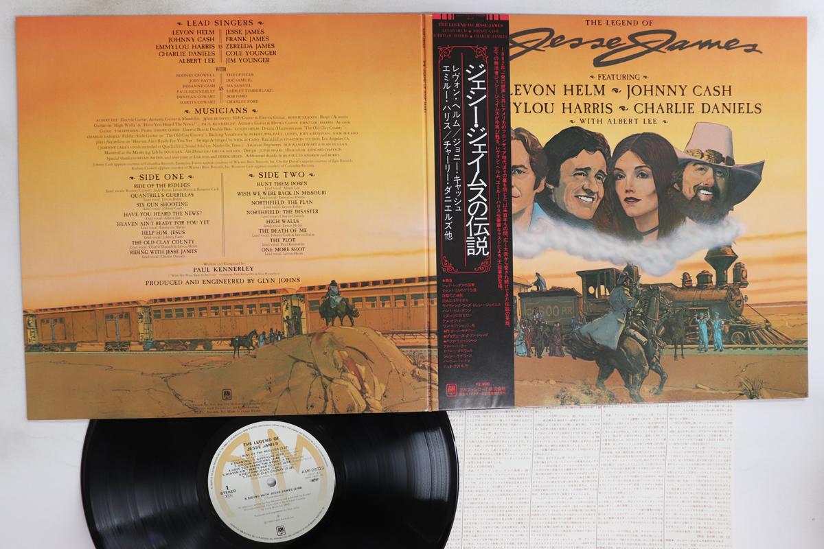 

LP Record VARIOUS - Legend Of Jesse James AMP28023 A&M 1980 Japan Obi Country/Folk Used
