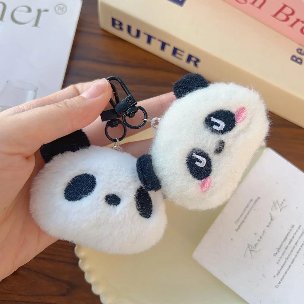 Lovely Panda Key Chains Adults Children Cartoon Animal Plush Backpack Pendant Kawaii Versatile Bag Pendant Fashion Jewelry Gifts