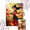 Mulan Flower Field Diamond Painting Handmade Diy 5D Mosaic Art Kit Home Decoration Gift