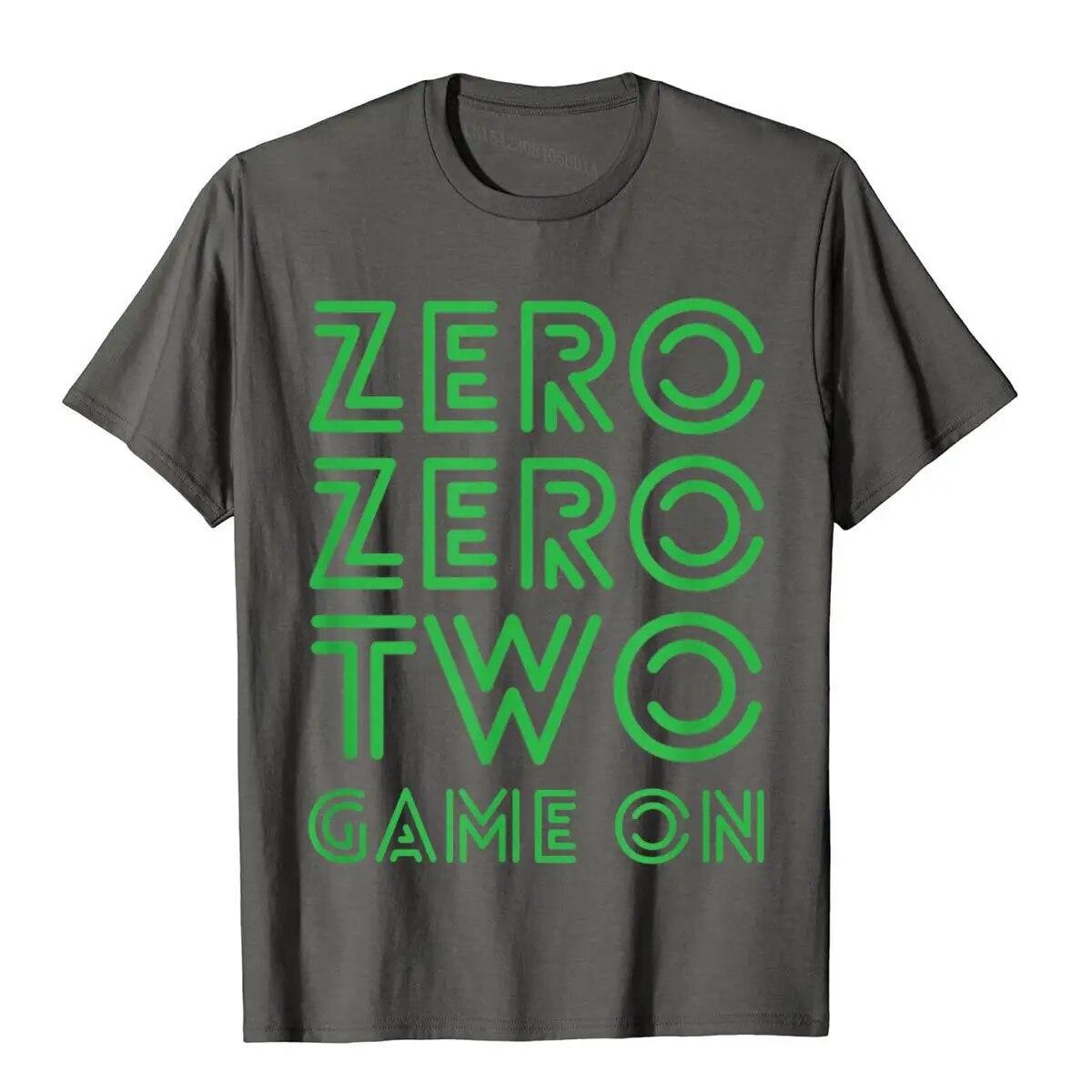 Зеленая футболка Pickleball Zero Zero Two Game On, хлопковые футболки унисекс в стиле фанк, консервативный стиль, Harajuku Group L