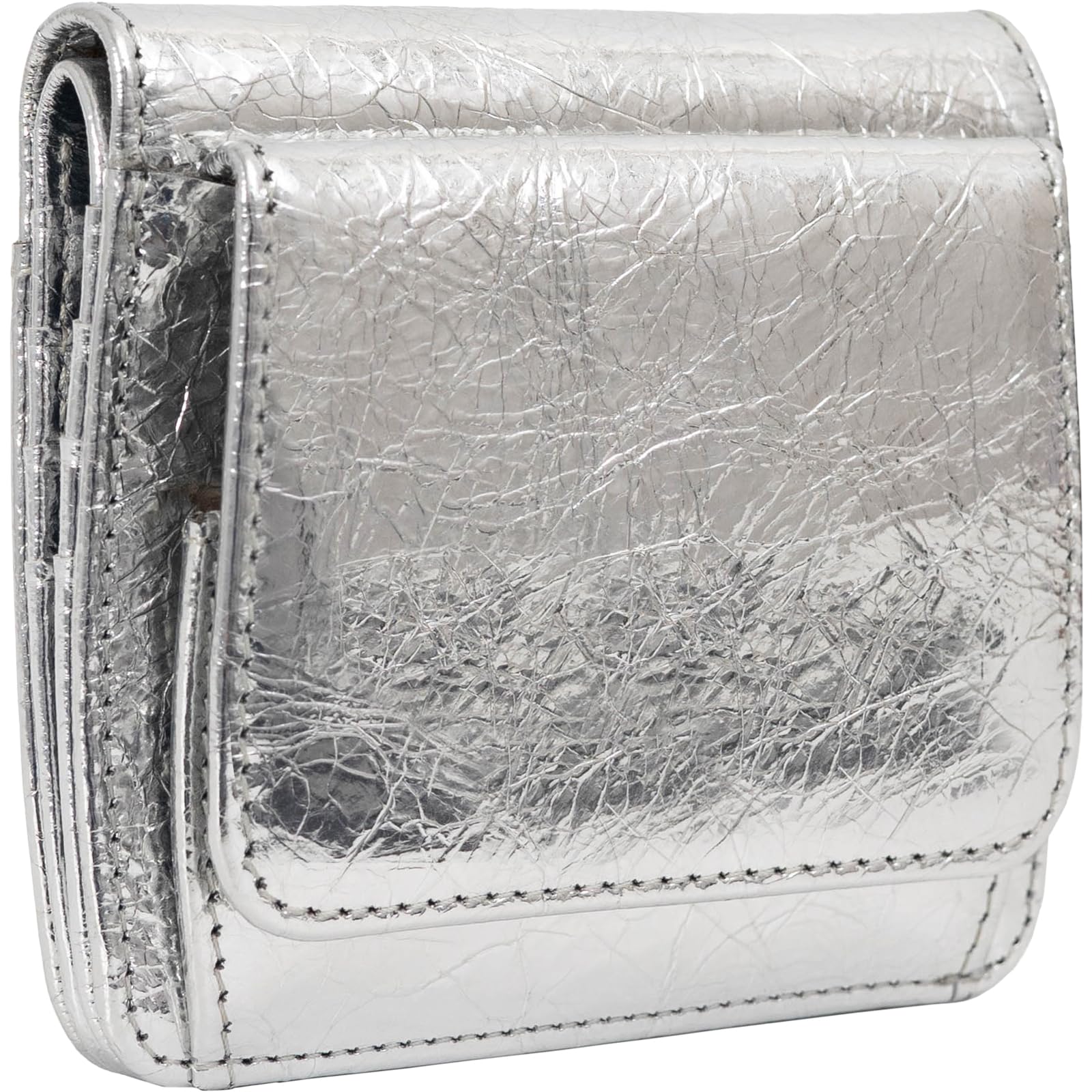 Женский тонкий бифолд-кошелек RafiCaro, Натуральная кожа, Мини-кошелек, Тонкий кошелек для монет в форме коробочки, Большая вместимость, Вмещает 10 карт, Оплата касанием экрана,