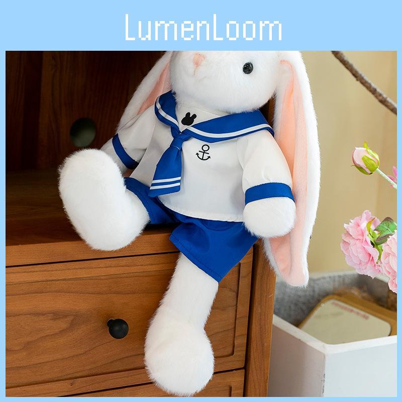 Adorable Blue Navy Bunny Plush Toy Doll Perfect For Birthdays And Cuddly Gifts