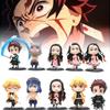 10pcs Slayer Demon Character Toy Doll Pvc Model Desktop Decoration Gift Childred