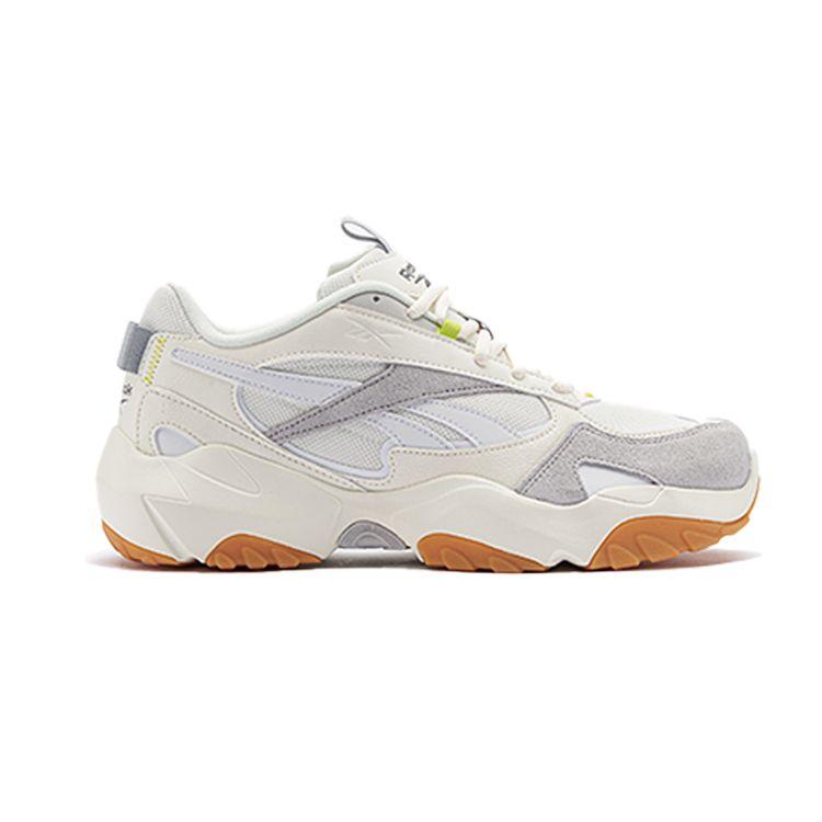 Reebok Fluffipuff Comfortable Versatile Low-Top Dad Shoes Unisex Sneaker White Gray HQ5928