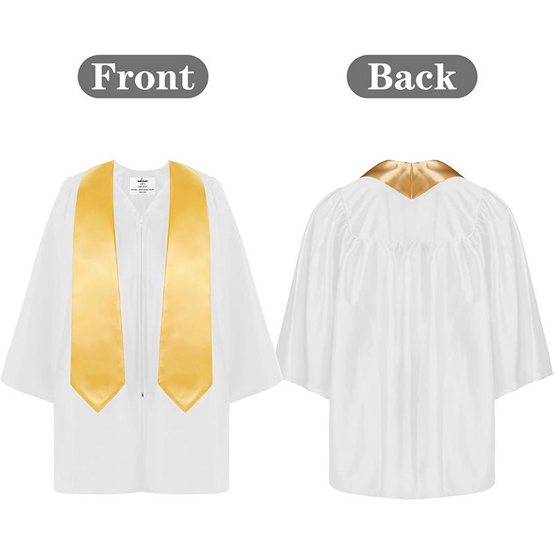 European & American Children's Graduation Gown: Knitted Kindergarten & Elementary School Set for Performances