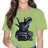 Alien Thriller Movie Tshirt For Unisex Girl 4xl Xenomorph Soft Summer Tee T Shirt High Quality Loose