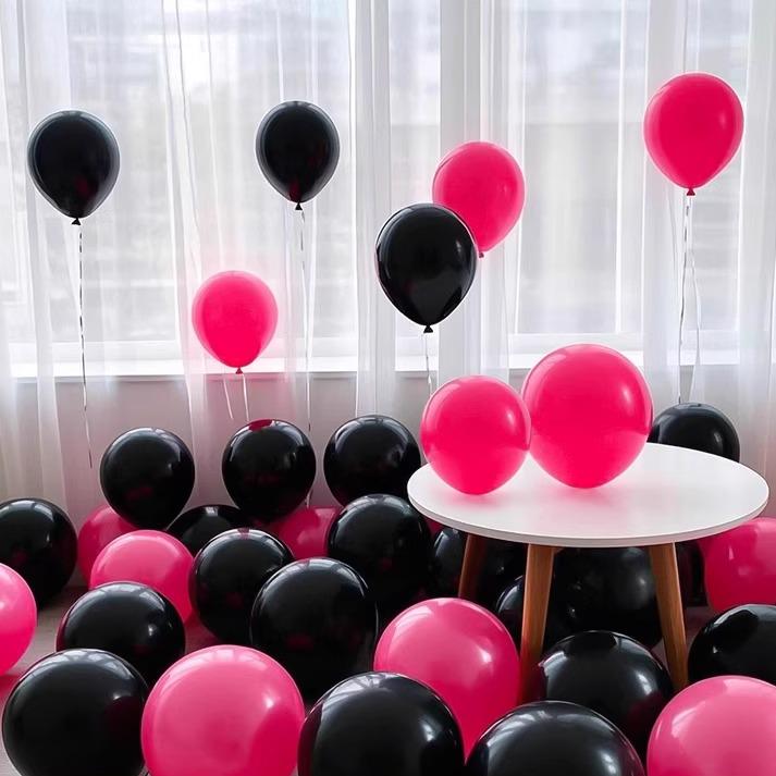 10-inch Red Latex Balloons for National Day, Mid-Autumn Festival, Weddings, Birthdays, and Party Decorations