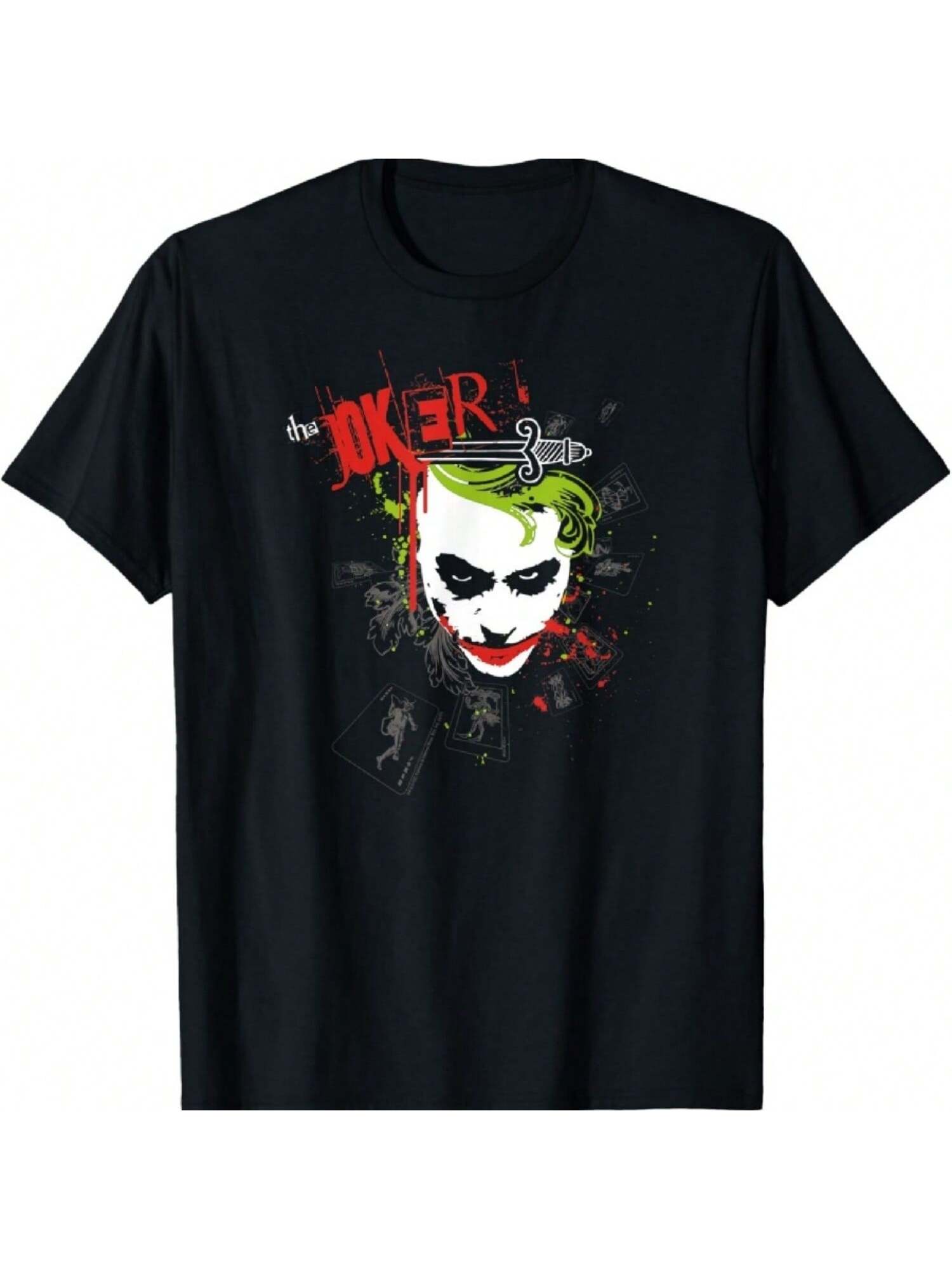 Dark Knight Joker Cards & Deck T Shirt T-Shirt S разноцветный