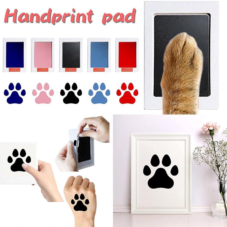 Buy Kid Footprints Hand Print Ink Pads Safe Nontoxic Ink Pads Kits For