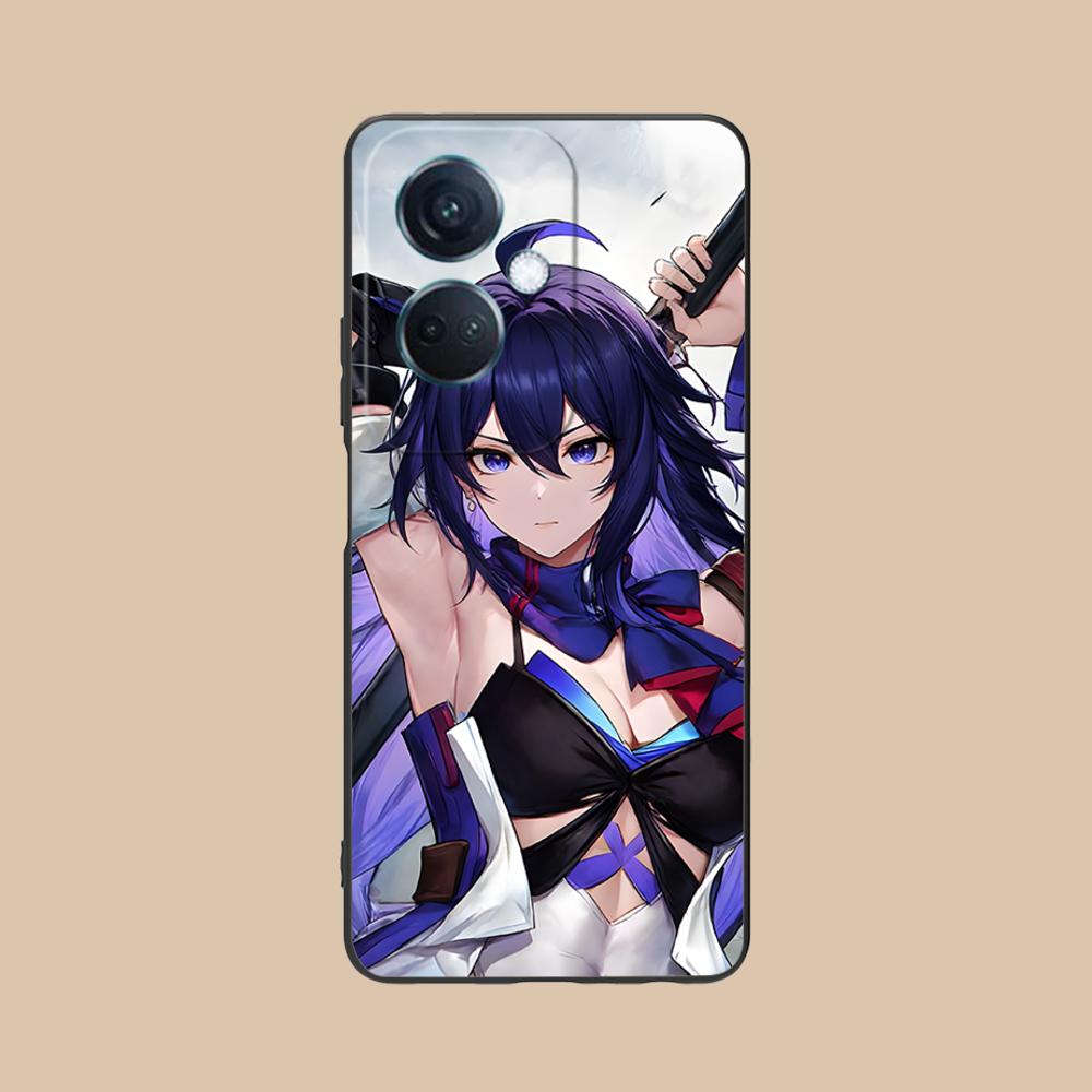 HSR Seele Matte TPU Mobile Phone Case for OPPO Reno 14 13 12 11 10 9 8 7 6 5 F T Pro 5G Colorful Printing Cover