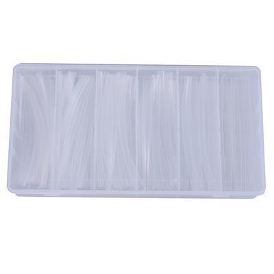 150 Stück Klar 100mm 2:1 Schrumpfschlauch Polyolefin Transparent Schlauch Ummantelung