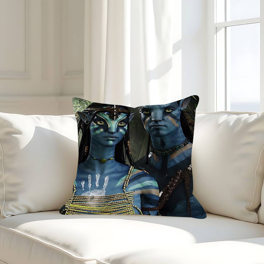 Actionfilm A-Avatar Kissenbezug Abnehmbarer Waschbarer Kissenbezug – Ganzjahresweiches Leinen