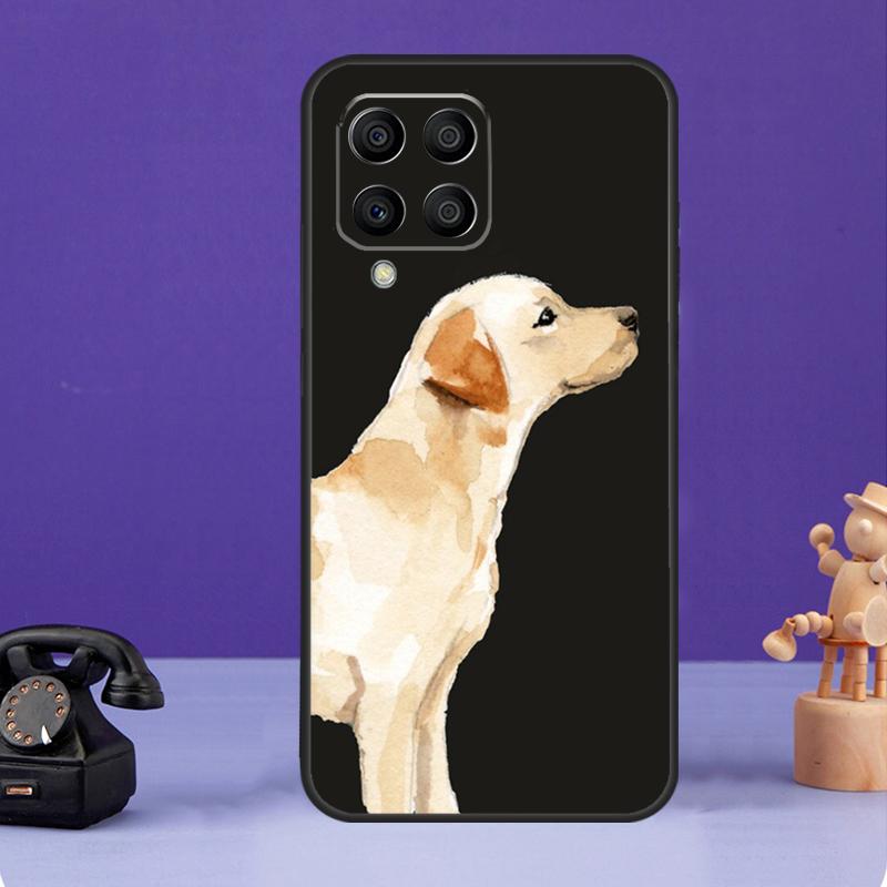 Cartoon Golden Retriever Dog Case For Samsung Galaxy M12 M32 M52 M56 M06 M16 M36 M54 M34 M14 M35 M55 M15 M11 M31 M13 M53