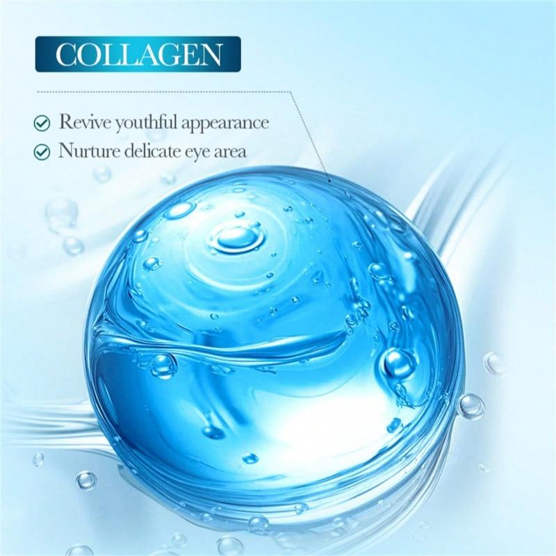 Kollagen-Anti-Falten-Augencreme reduziert feine Linien, beseitigt dunkle Augenringe und verleiht müden Augen wieder Glanz.