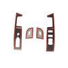 4pcs Carbon Fiber look Front Door Window Switch Panel Cover Trim Interior accessories For Ford F-150 XL/XLT/Tremor -