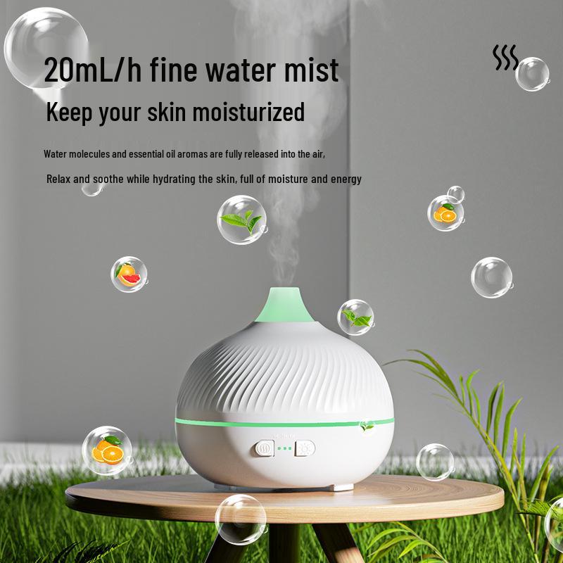 2025 Ultrasonic Onion Head Aroma Diffuser: 180ml Silent Home Humidifier