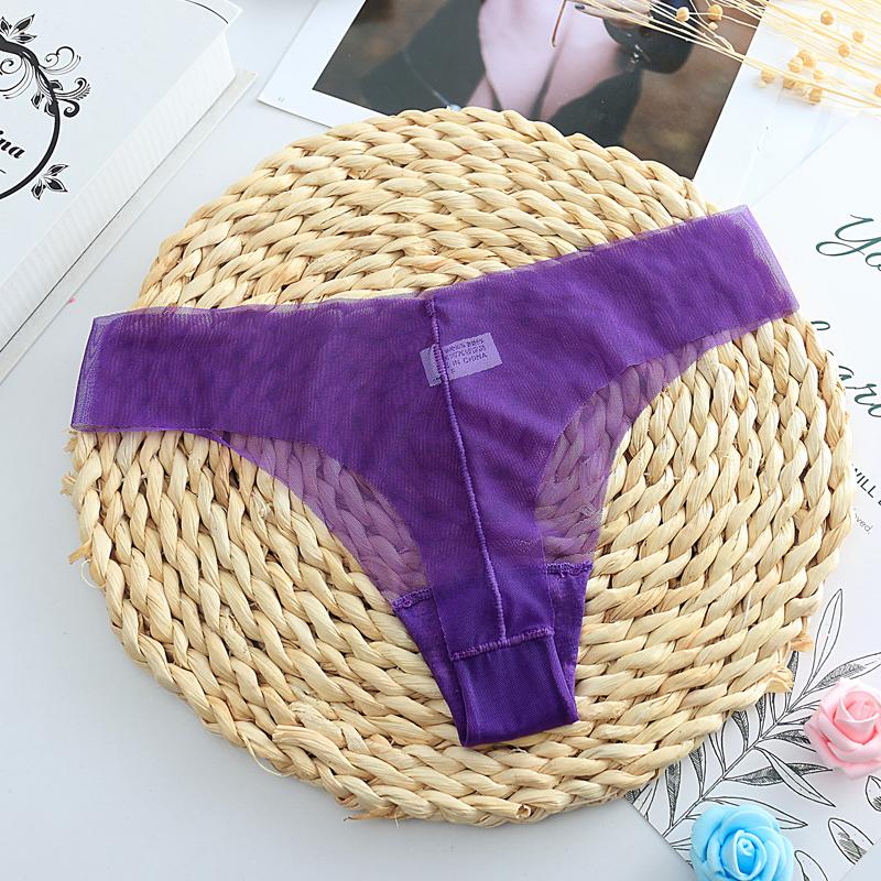 Dámské spodní prádlo G String Net příze Ultratenká tanga Spodní prádlo Dámské kalhotky s nízkým pasem K57