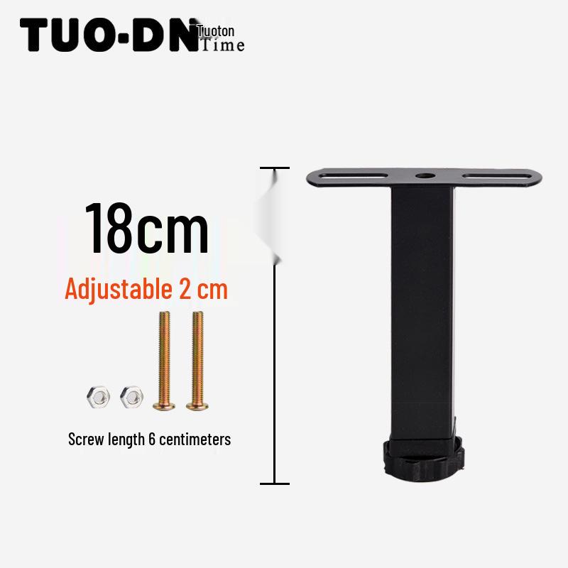 Adjustable Ribbed Bed Frame Support Legs - T-Shaped Accessories