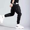 Men's Spring/Summer Korean Fashion Loose Fit Multi-Pocket Work Pants