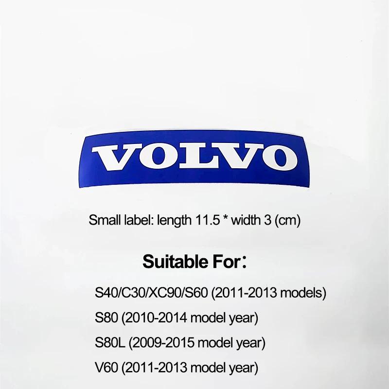 Car Badge Stickers Front Grille Trunk Steering Wheel Logo Rear Trunk Emblem For Volvo Rdesign S80 V40 V50 V60 V70 S80L XC60 XC90