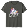 Nope Einhorn T-Shirt Mythisches Wesen Geburtstagsgeschenk Für Ihn Und Sie