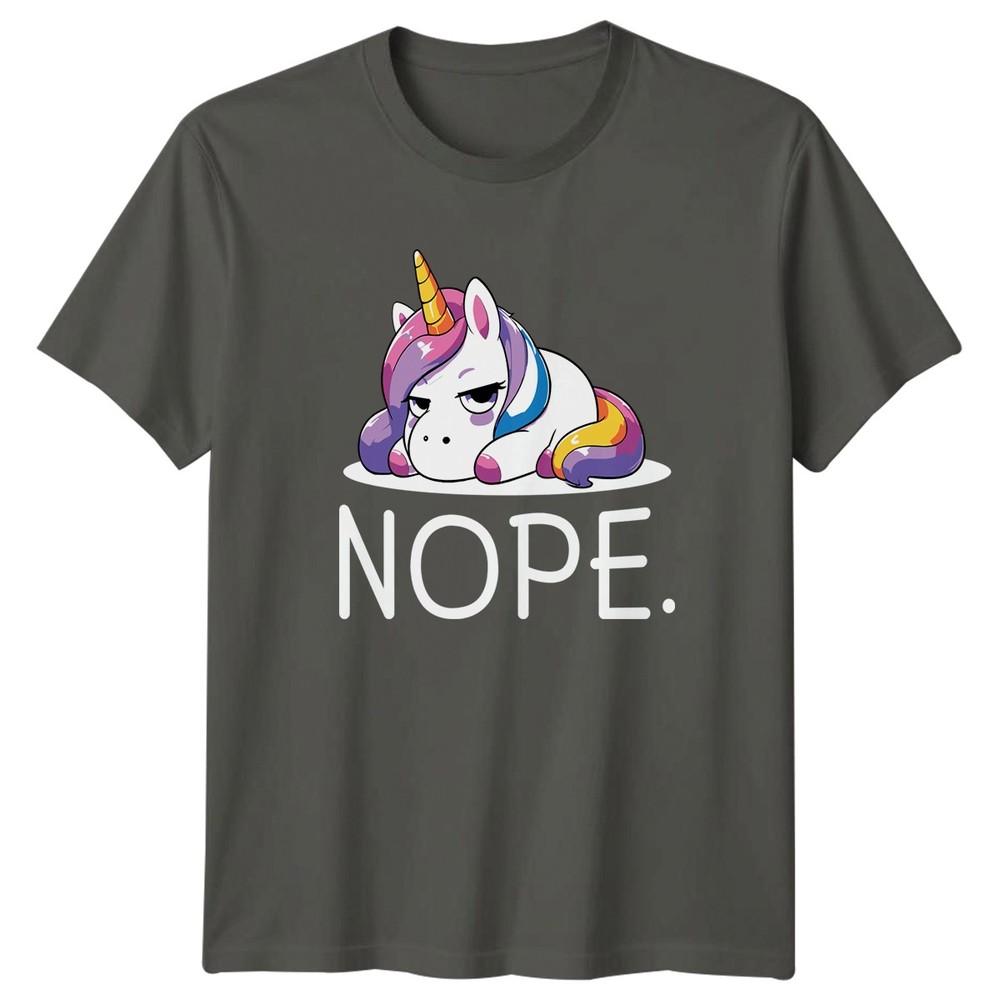 Nope Unicorn TShirt Mythical Creature Birthday Gift For Him And Her S