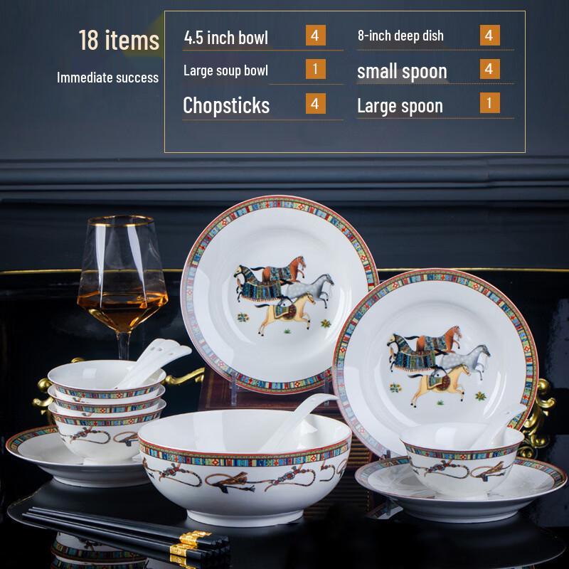Qi Ceramic Dinnerware Set  Ma Dao Cheng Gong